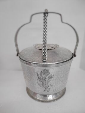 Rodney Kent Hammered Aluminum Ice Bucket